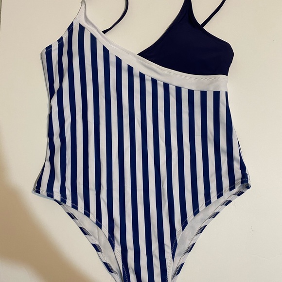 SHEIN Other - NWOT New and Current One Piece Striped Swimsuit